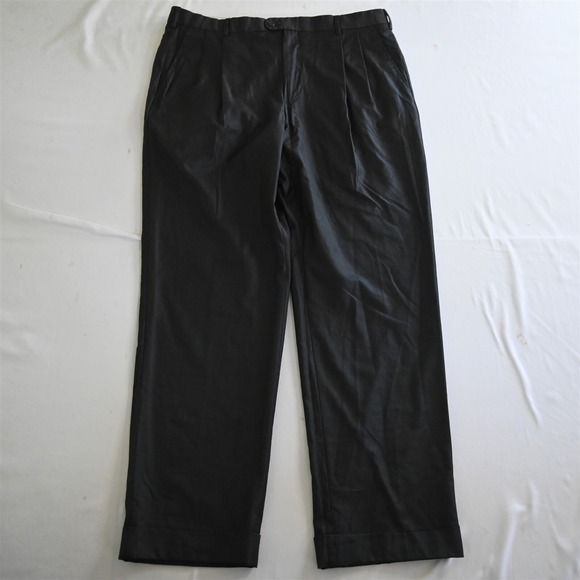 Zanella Platinum 38x30 Bennett Loro Piana Tasmanian Super 150s Italy Dress Pants